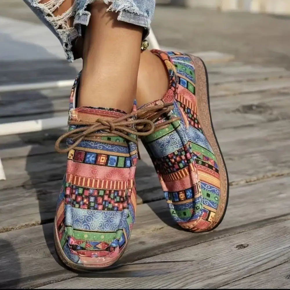 Universal Low Top Flat Heel Shoes in Multiple Colors