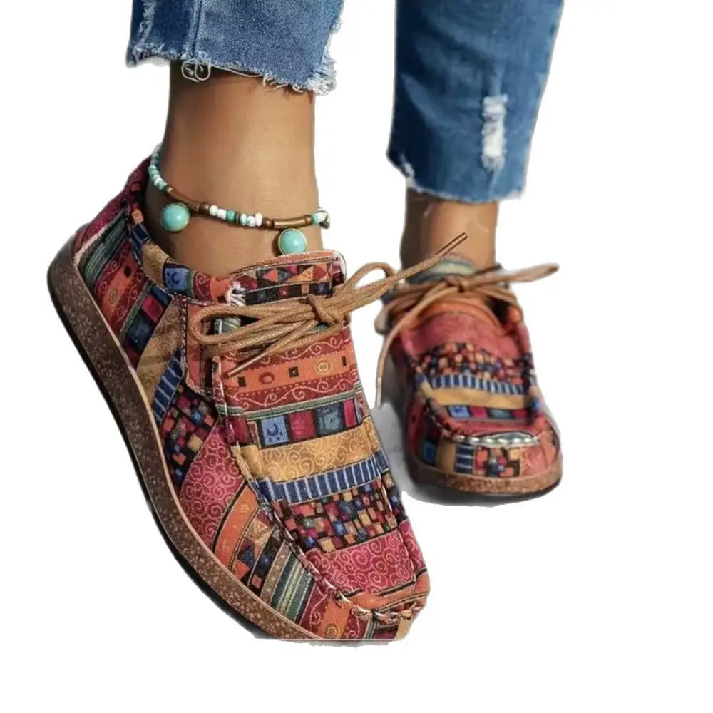 Universal Low Top Flat Heel Shoes in Multiple Colors