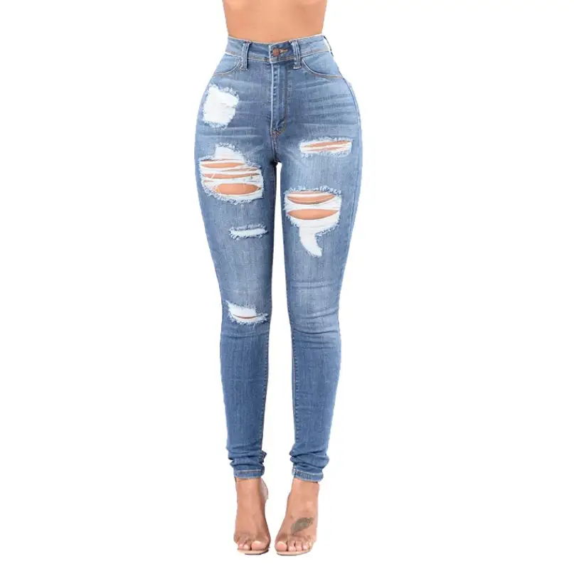 Urban Chic: All-Match Ripped Jeans