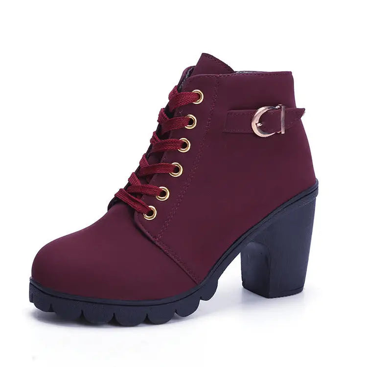 Vintage Vixen Heels - Red / 37