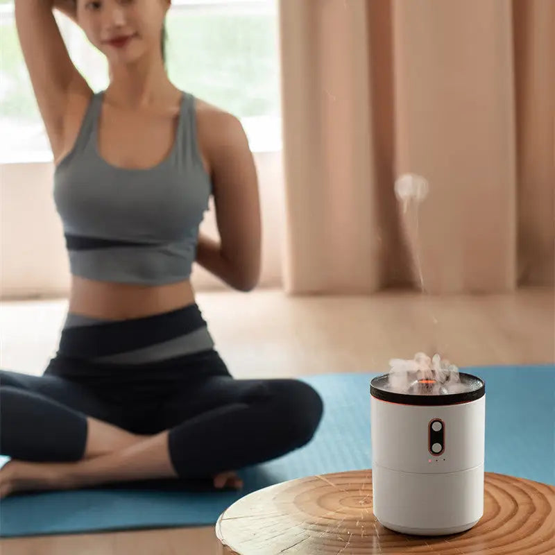 Waterless Desktop Humidifier for Quick Anxiety Relief Volcanic edition / USB