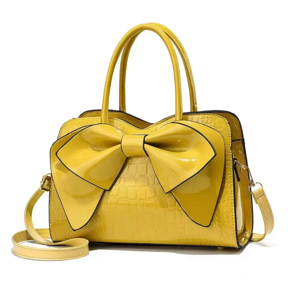 WestEleg Shoulder Bag - Yellow / 30x13x20