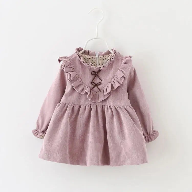 WhimsySleeve: Kids’ Enchanted Long Dress - Purple / 10M