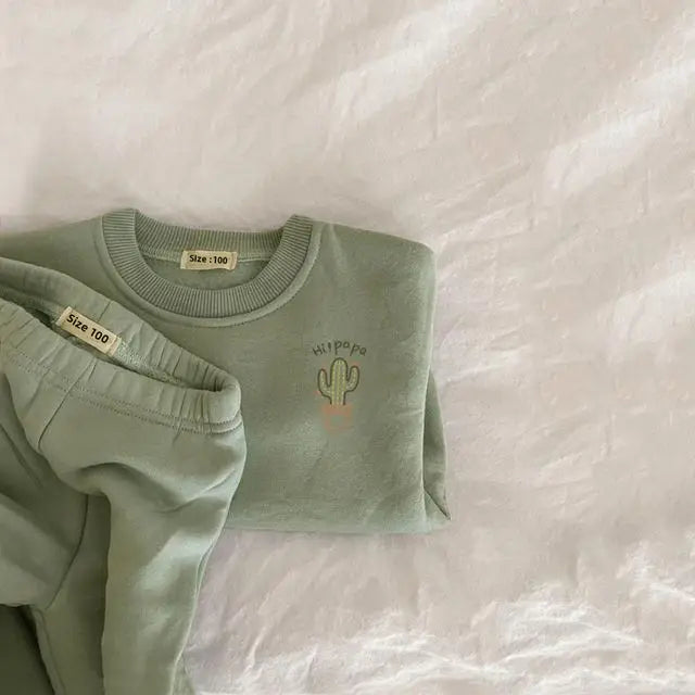 Winter Babe Set - Army Green / 48cm
