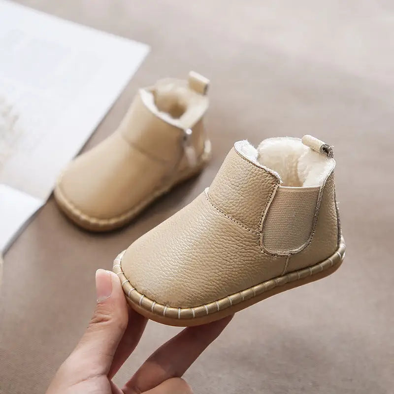 WinterSoft Baby Shoes - Gold / 15