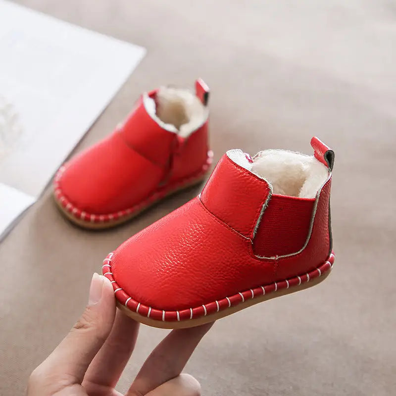 WinterSoft Baby Shoes - Red / 15