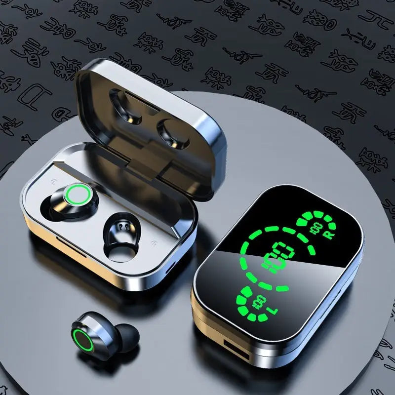 Wireless Earbuds with LED Power Display and Upgraded 5.3 Core Chip