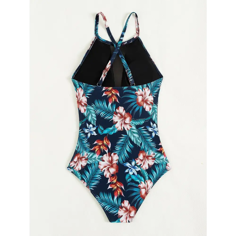 Women’s One-piece Swimsuit European And American Deep V