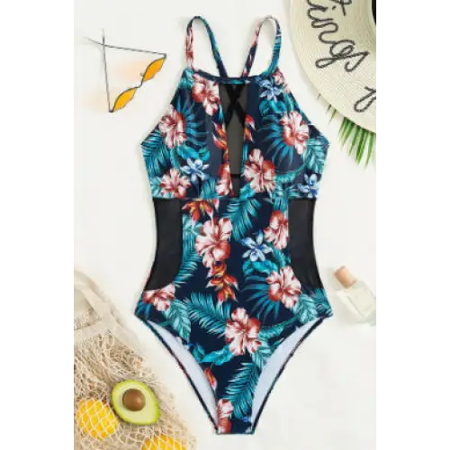 Women’s One-piece Swimsuit European And American Deep V