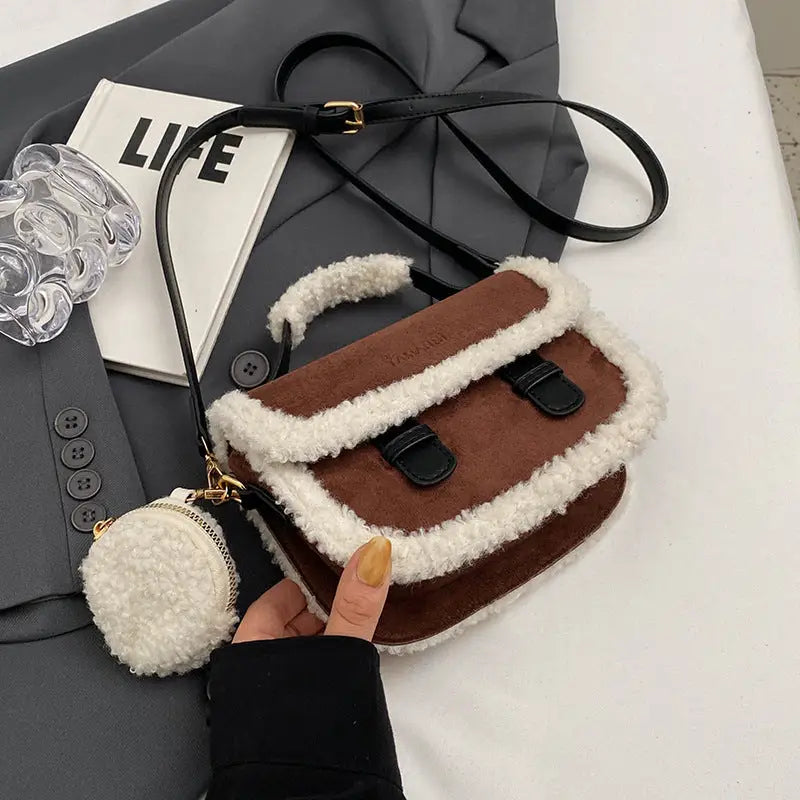 Women’s Urban Plush Crossbody Bag in Polyester
