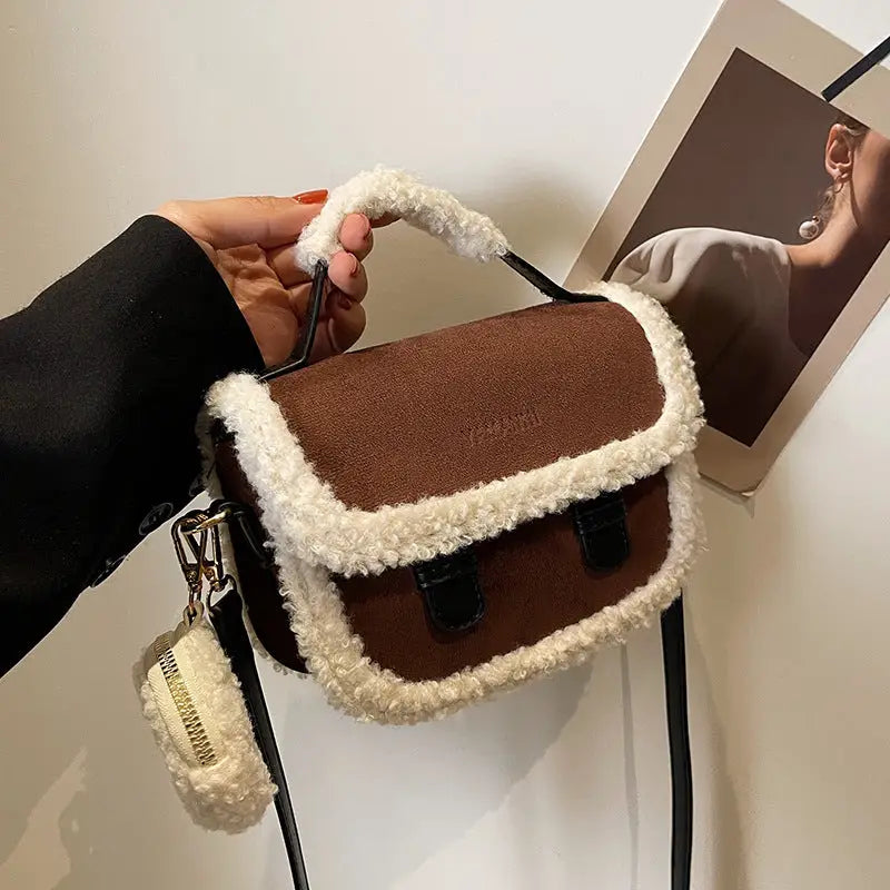 Women’s Urban Plush Crossbody Bag in Polyester