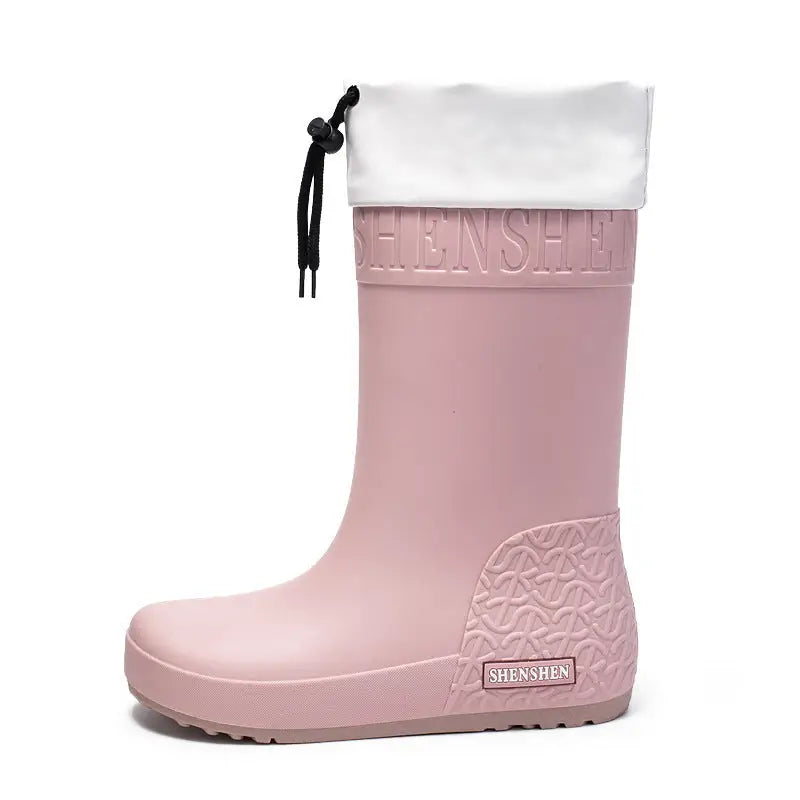 Women’s Waterproof PVC Shoe Covers in Multiple Colors and Sizes