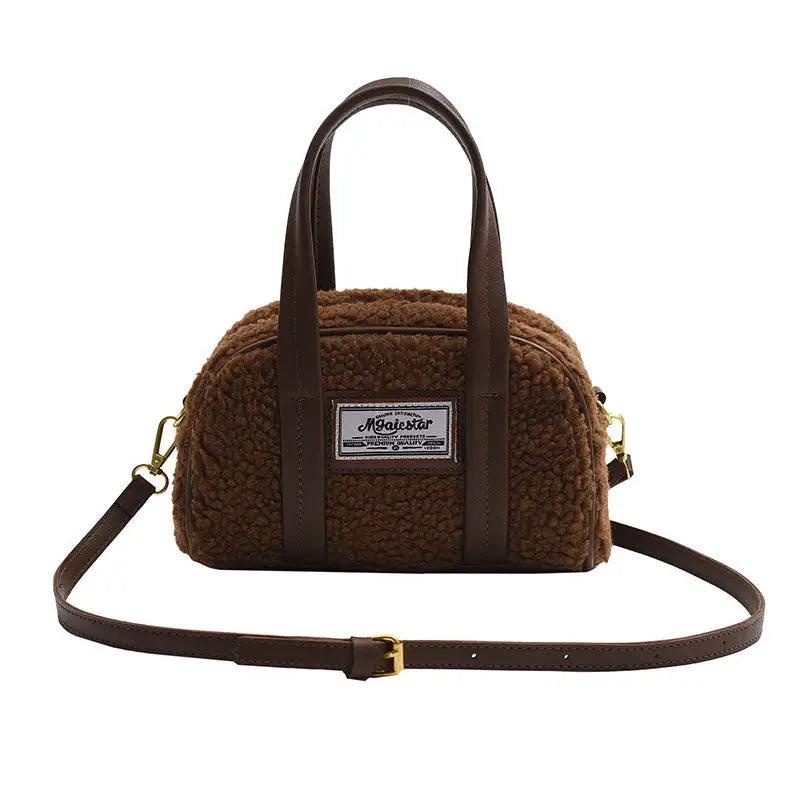 Women’s Woolen Street Trend Crossbody Bag in Multiple Colors