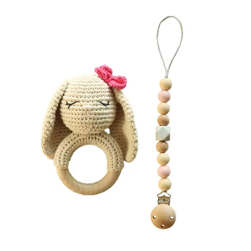 Wooly Bunny Rattle - 3 Style