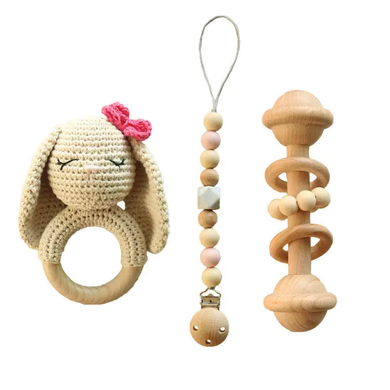 Wooly Bunny Rattle - 5 Style