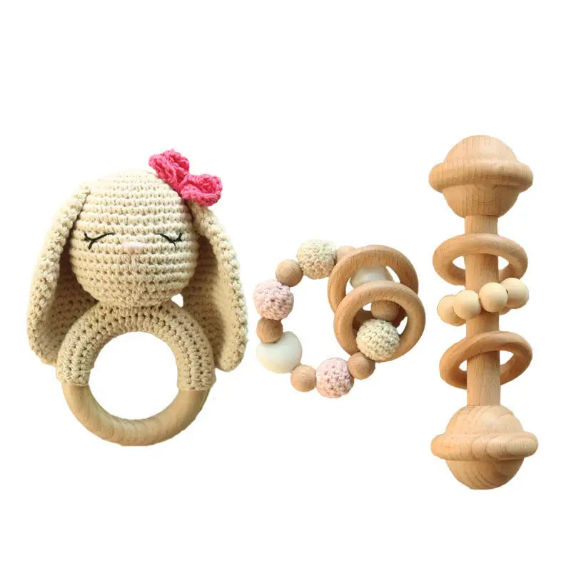 Wooly Bunny Rattle - 6 Style