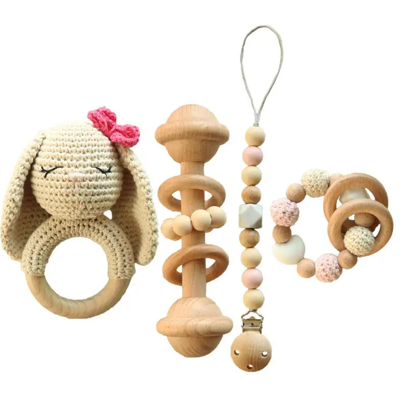 Wooly Bunny Rattle - 7 Style