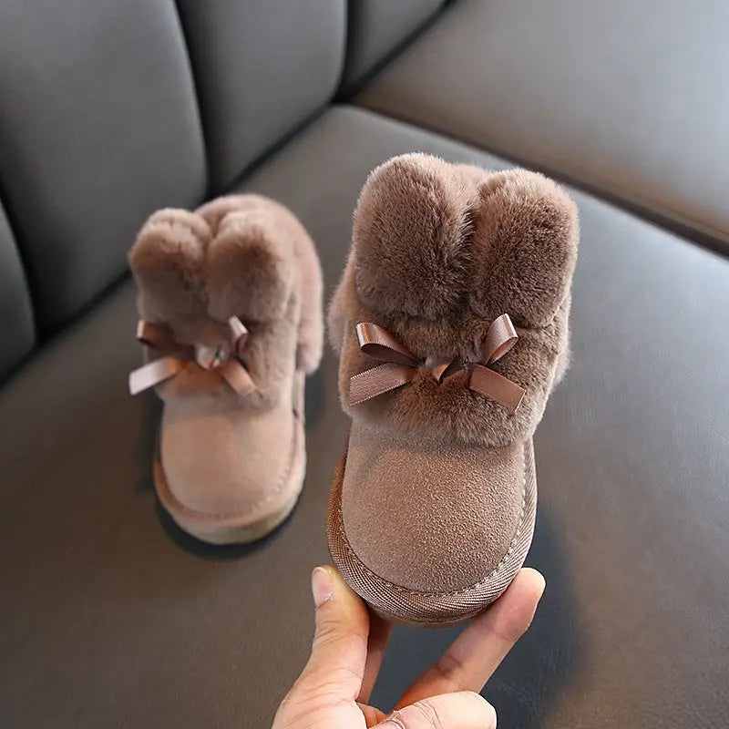 Xuebu Princess Cozy Winter Boots - Brown / 26