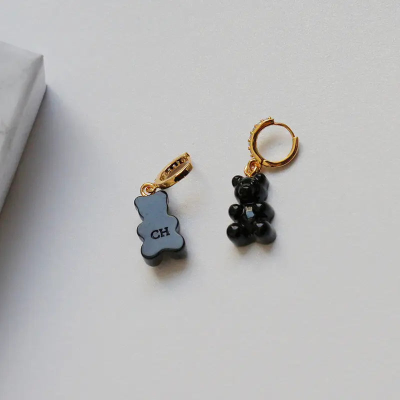 ZircoBear Zirconium Inlaid Gummies with Shimmering Jewelry Design