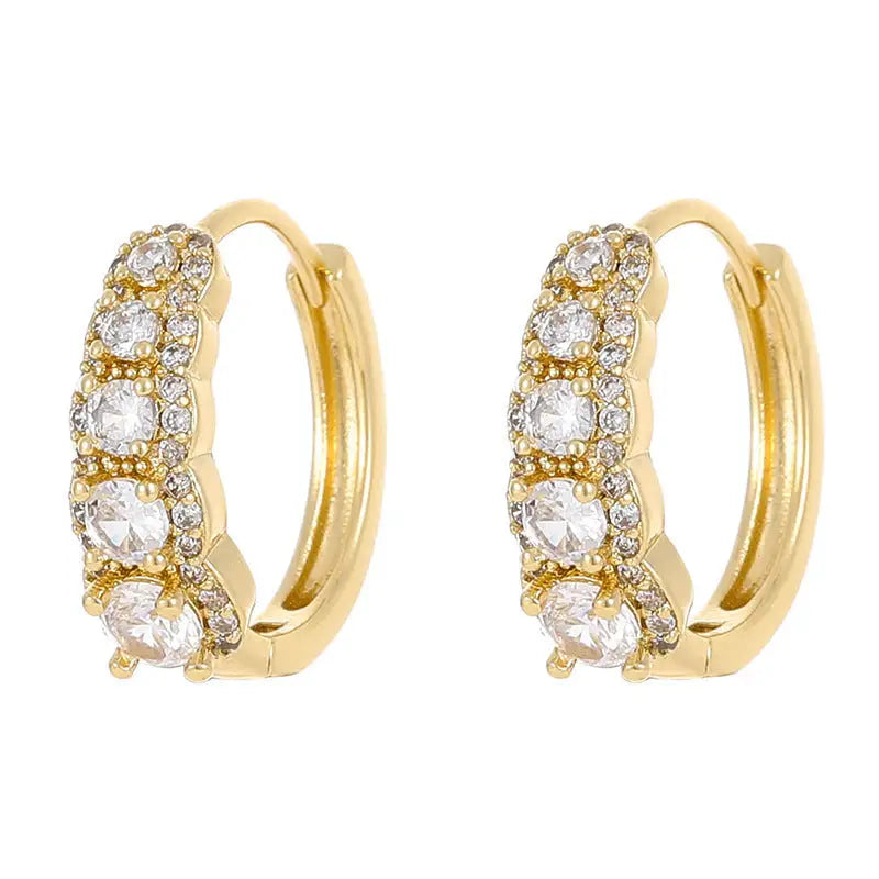 Zircon Elegance: Luxe Earrings for Women
