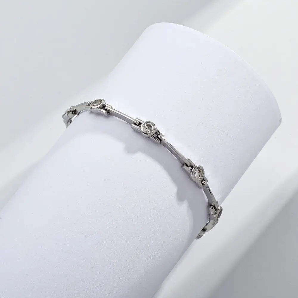 Zirconium Gold Bracelet