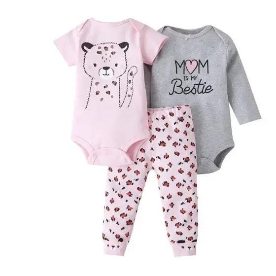 Unisex Newborn Romp Suit in Soft Breathable Fabric - LauBelle