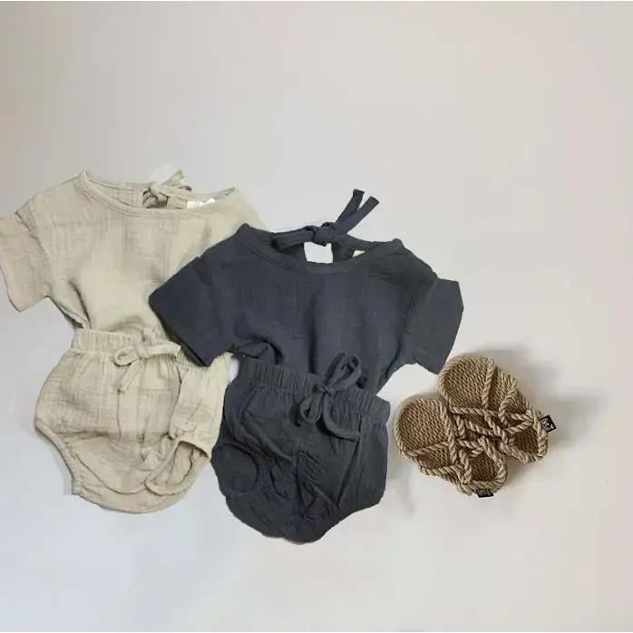 Summer Breezy Baby Shirt and Shorts Set - LauBelle
