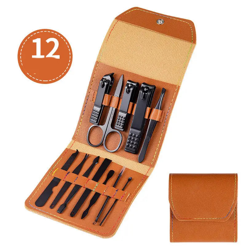 Professional Scissors Nail Clippers Set Ear Spoon Dead Skin Pliers Nail Cutting Pliers Pedicure Knife Nail Groove Trimmers - LauBelle Brand