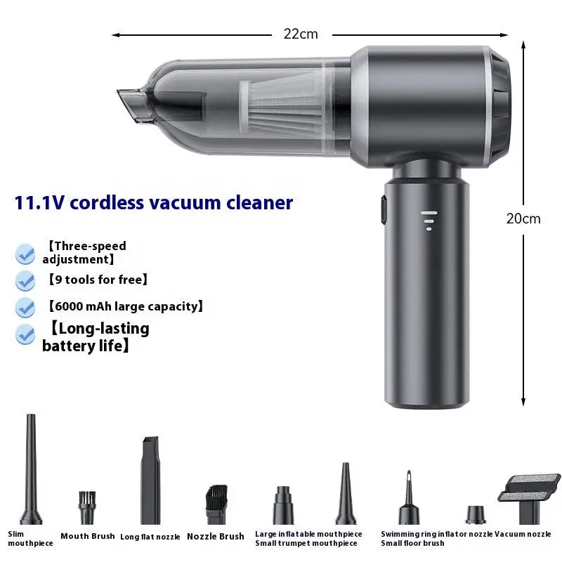 Brushless High Power The Third Gear Adjustment Car Cleaner - LauBelle Brand