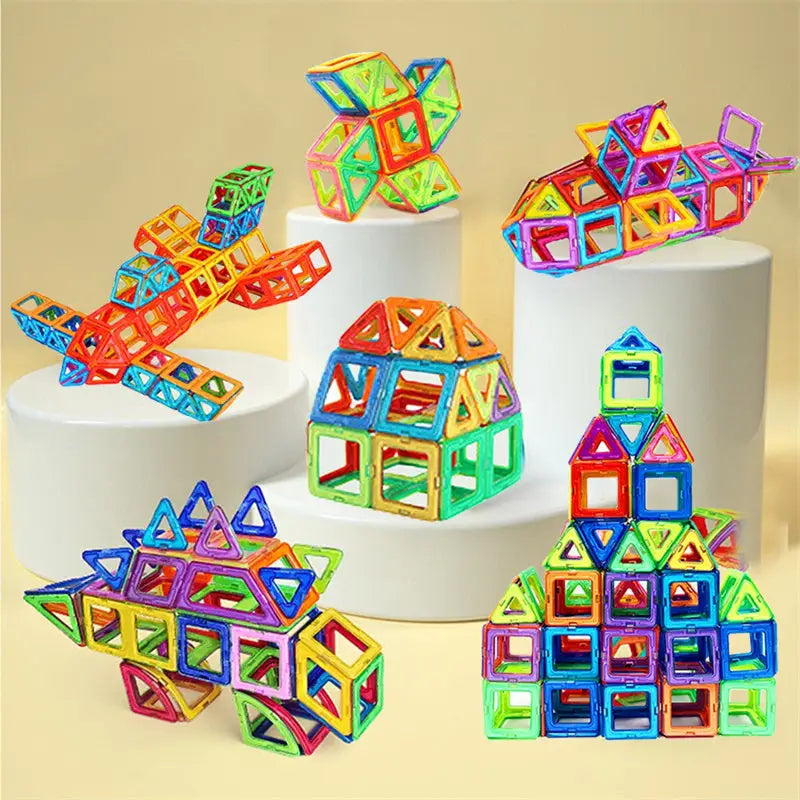 Magnetic Building Blocks DIY Magnets Toys For Kids Designer Construction Set - LauBelle Brand