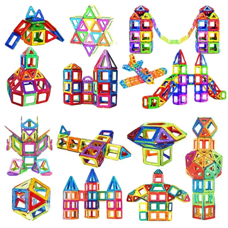 Magnetic Building Blocks DIY Magnets Toys For Kids Designer Construction Set - LauBelle Brand