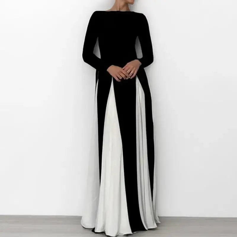 ChicFlow Two-Tone Cami Dress in Silky Fabric - LauBelle