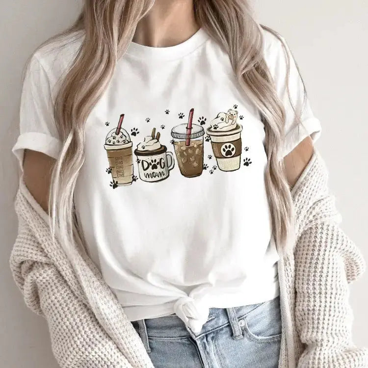 ChicMe Custom Womens Short Sleeve Floral Bunny T-Shirt - LauBelle