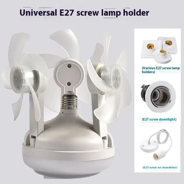 UAV Fan Lamp with Multiple Light Colors and IP66 Protection - LauBelle