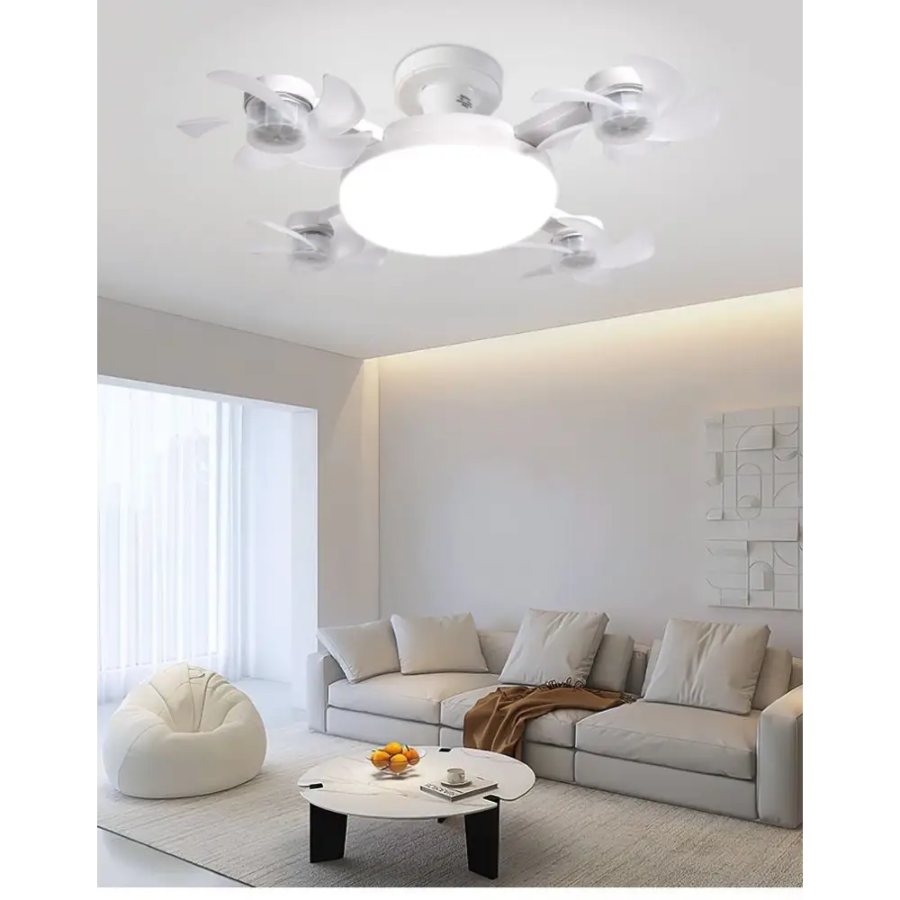 UAV Fan Lamp with Multiple Light Colors and IP66 Protection - LauBelle