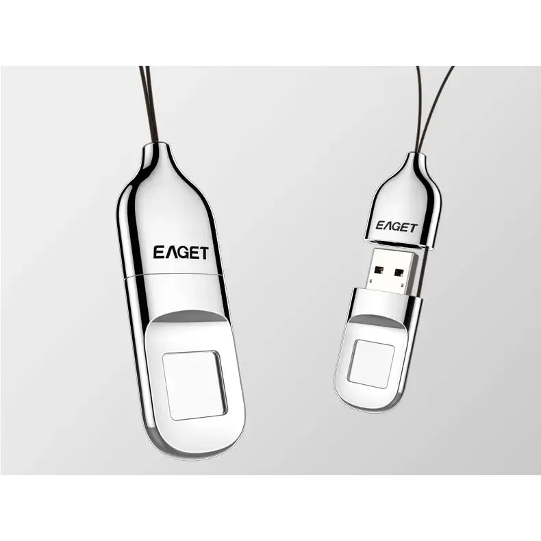 SecureTouch Silver Fingerprint USB Flash Drive - LauBelle Brand