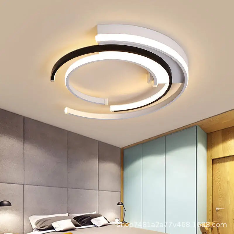 Modern White LED Ceiling Light for Home and Hotel Rooms - LauBelle