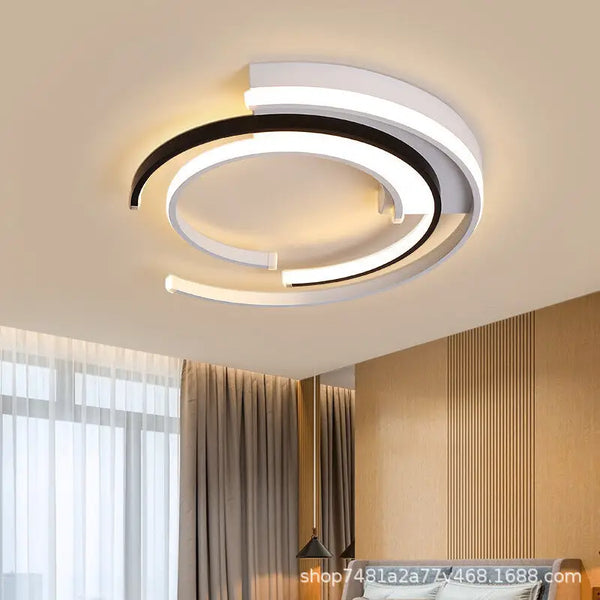 Modern White LED Ceiling Light for Home and Hotel Rooms - LauBelle