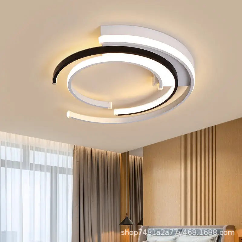 Modern White LED Ceiling Light for Home and Hotel Rooms - LauBelle Brand