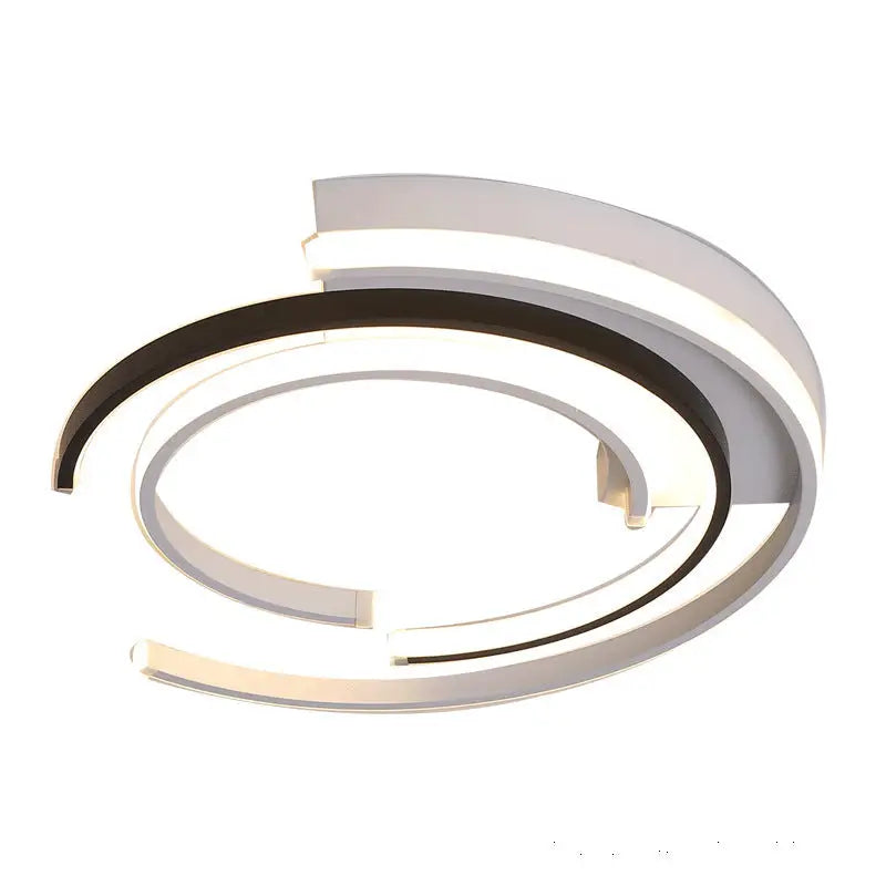 Modern White LED Ceiling Light for Home and Hotel Rooms - LauBelle