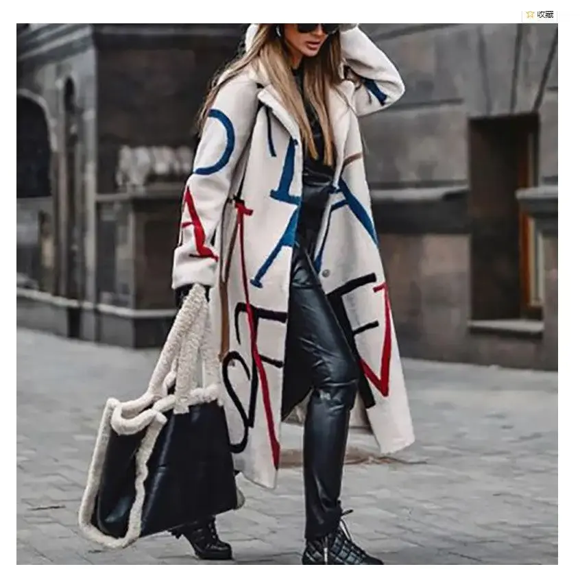 Dragon and Phoenix Woolen Coat with Intricate Back Design - LauBelle