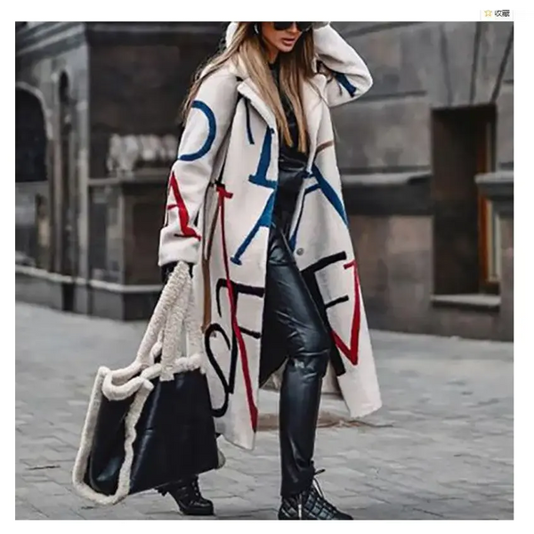 Dragon and Phoenix Woolen Coat with Intricate Back Design - LauBelle