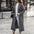 Dragon and Phoenix Woolen Coat with Intricate Back Design - LauBelle Brand