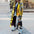 Dragon and Phoenix Woolen Coat with Intricate Back Design - LauBelle Brand