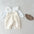 CutieCrawl Adjustable Baby Girl Suspender Romper Soft Breathable Fabric - LauBelle