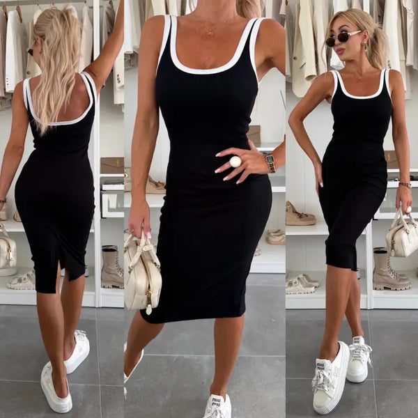 Slim Cami Dress in Lightweight Breathable Fabric - LauBelle