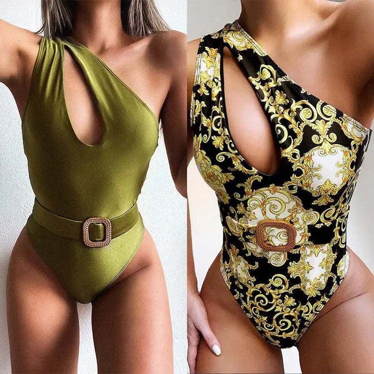 Shoulder Print Bikini with Unique Trendy Design - LauBelle Brand