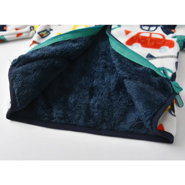 CozyBoys Adventure Fleece Jacket for Outdoor Warmth and Comfort - LauBelle