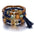 Layered Wood Bead Bracelet with Metal Accents - LauBelle