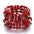 Layered Wood Bead Bracelet with Metal Accents - LauBelle